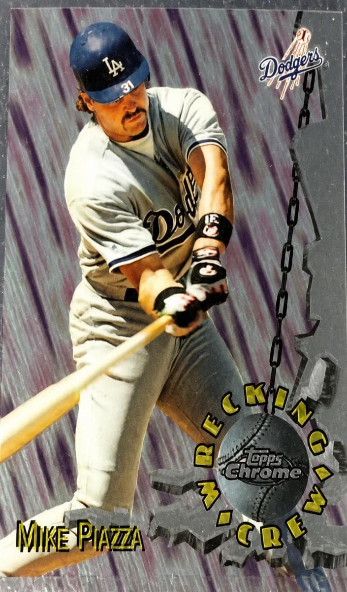 Mike Piazza 1996 topps Topps Chrome