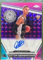 Victor Wembanyama 2023 topps Topps Chrome Certified Rookie Autographs