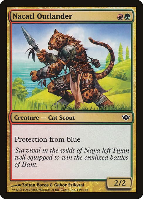 Nacatl Outlander 2009 Magic: The Gathering Conflux