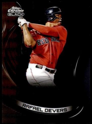 Rafael Devers 2022 topps Topps Chrome Black