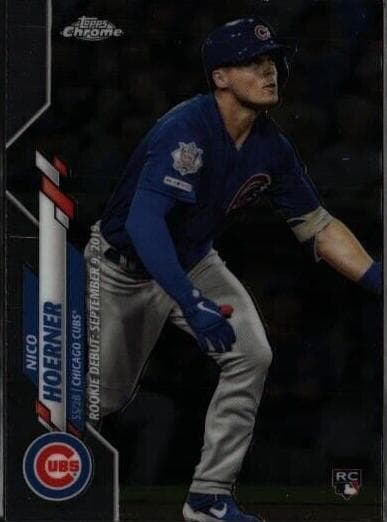Nico Hoerner 2020 topps Topps Chrome Update