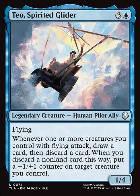 Teo, Spirited Glider 2025 Magic: The Gathering Avatar: The Last Airbender