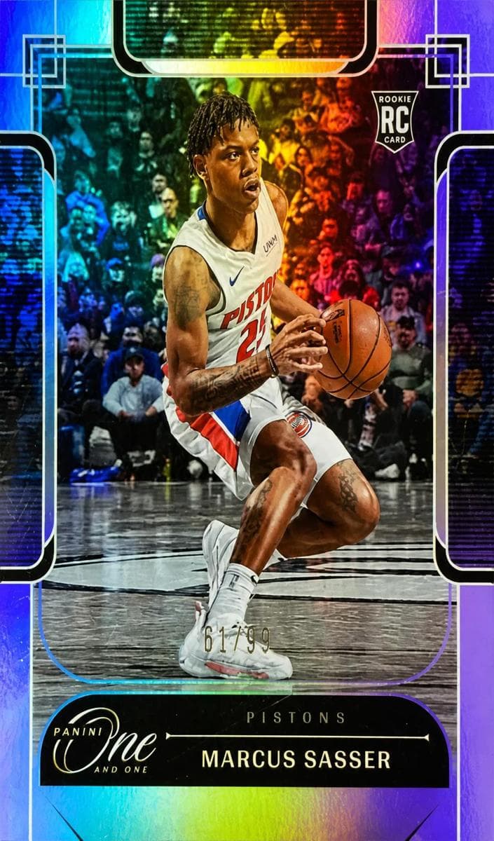 Marcus Sasser 2023 panini Panini One and One