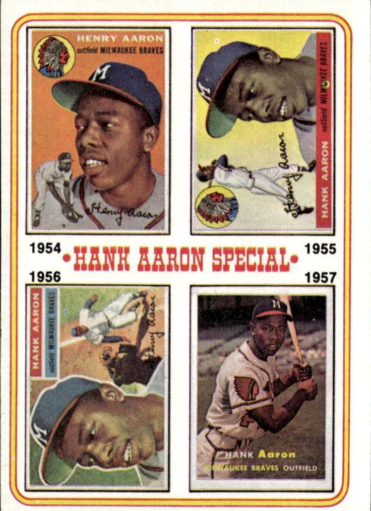 Hank Aaron Special: 1954-1957 1974 topps Topps