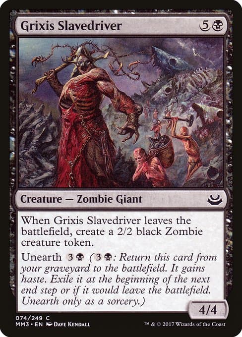Grixis Slavedriver 2009 Magic: The Gathering Conflux