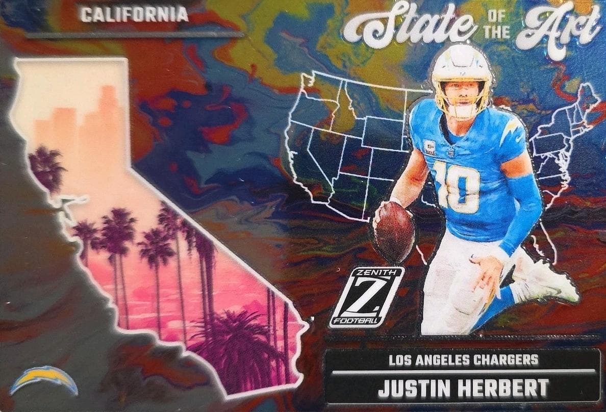 Justin Herbert 2024 panini Donruss Optic