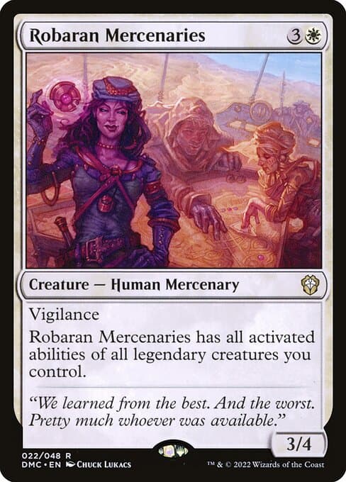 Robaran Mercenaries 2022 Magic: The Gathering Dominaria United Commander