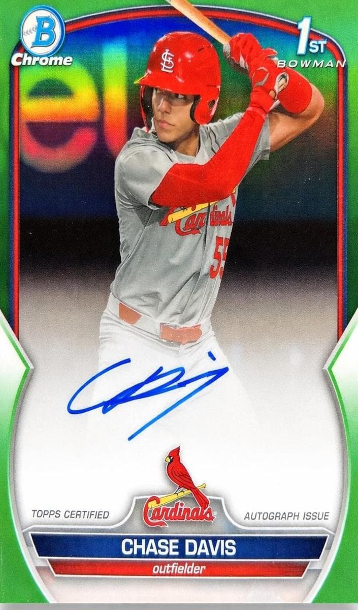 Chase Davis 2023 bowman Bowman Draft