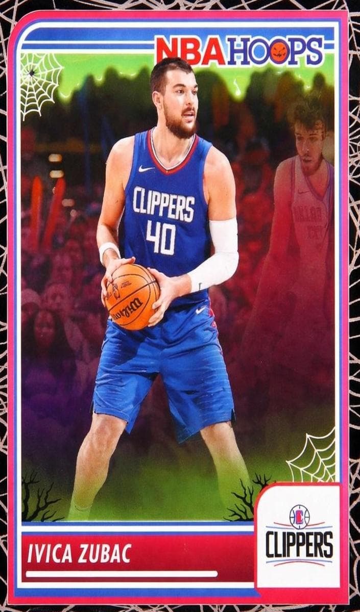 Ivica Zubac 2023 panini Hoops Haunted Hoops