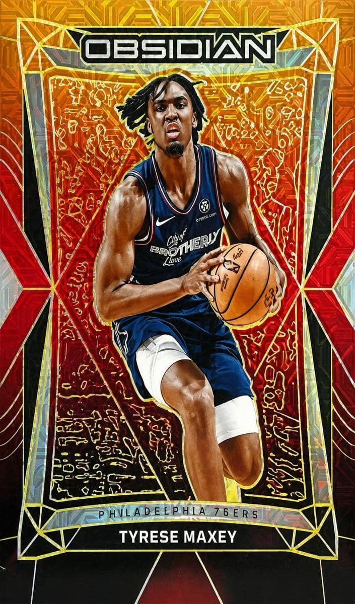 Tyrese Maxey 2023 panini Panini Obsidian