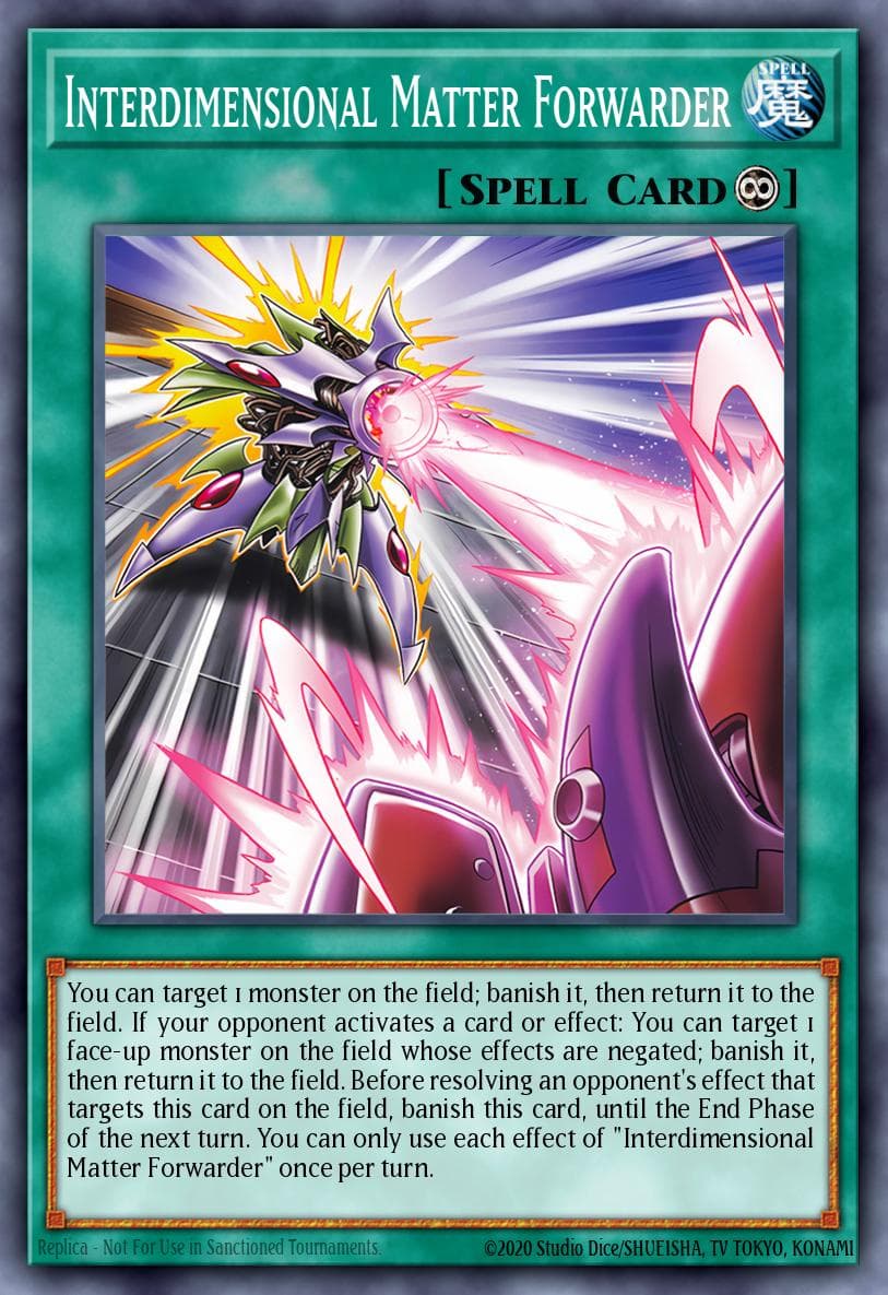 Interdimensional Matter Forwarder 2024 Yu-Gi-Oh! Japanese The Infinite Forbidden