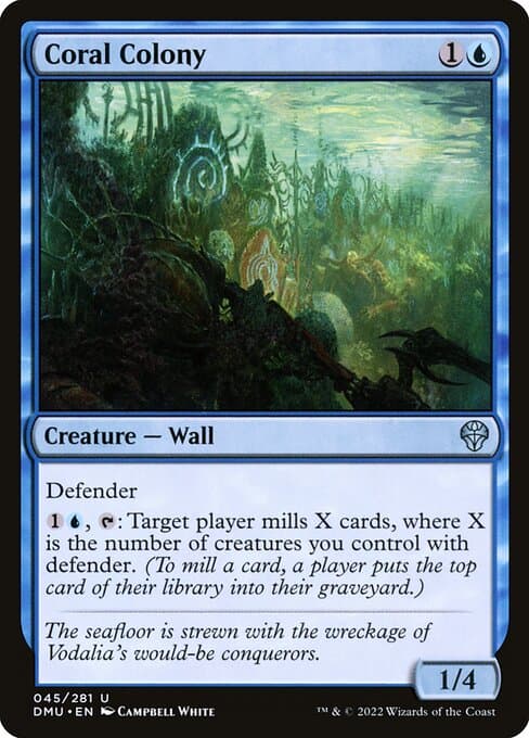 Coral Colony 2022 Magic: The Gathering Dominaria United