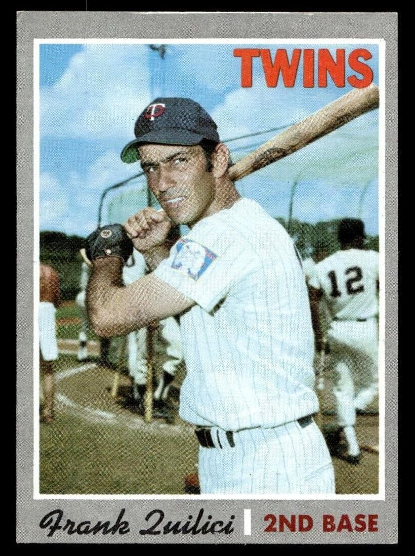 Frank Quilici 1970 topps Topps