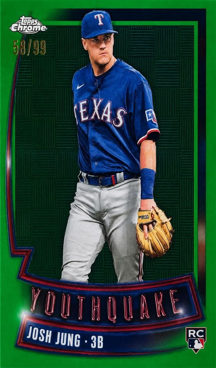 Josh Jung 2023 topps Topps Chrome