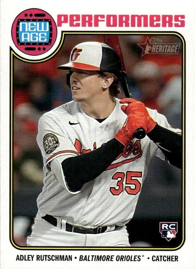 Adley Rutschman 2023 topps Topps Heritage