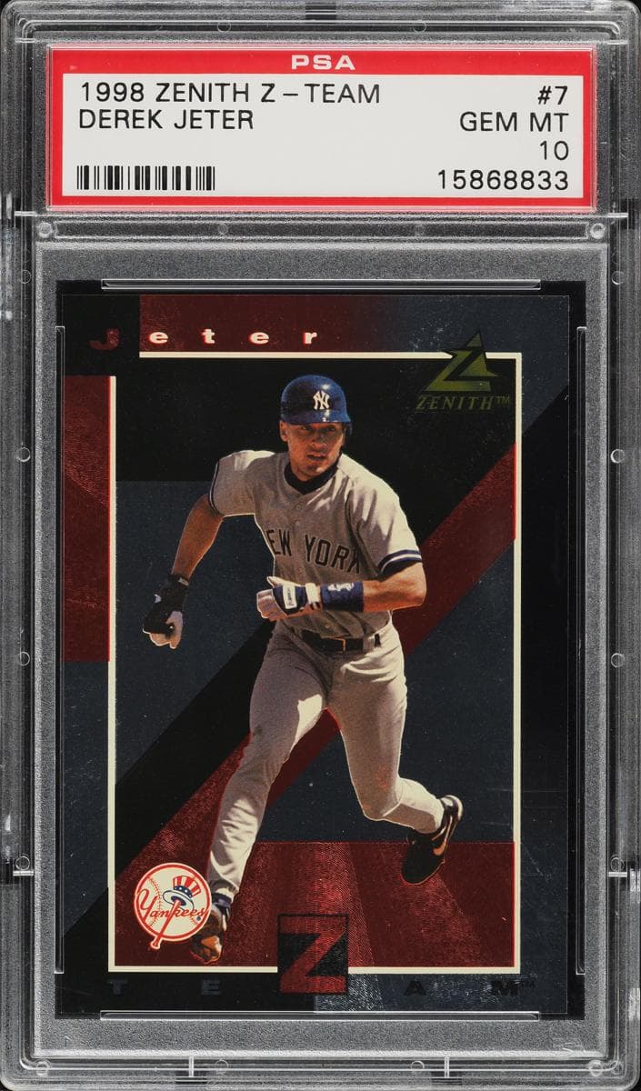 Derek Jeter 1998 topps Topps Gold Label