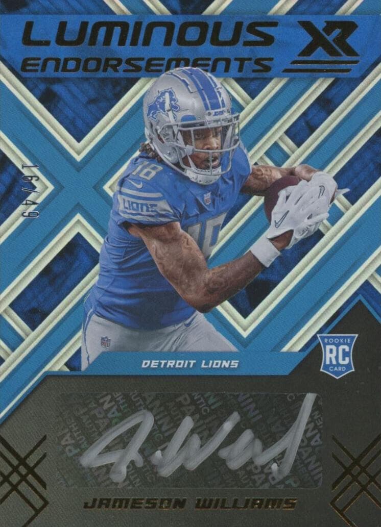 Jameson Williams 2022 panini Panini XR