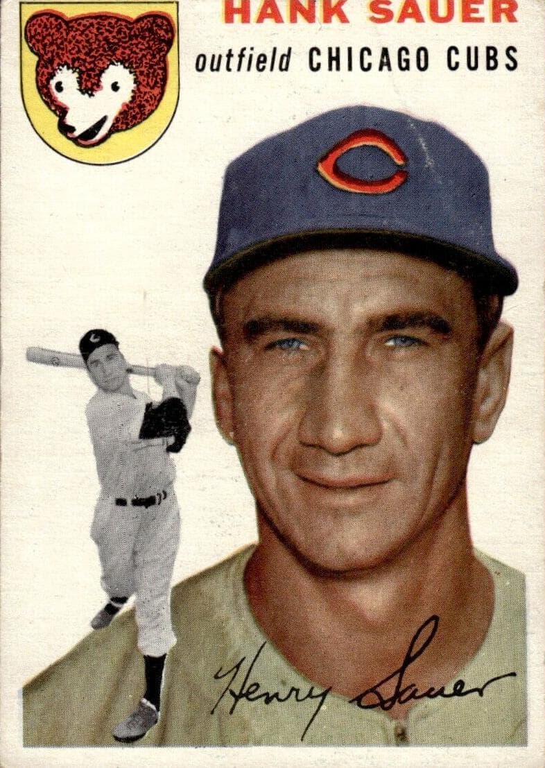 Hank Sauer 1954 topps Topps