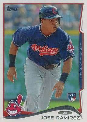 Jose Ramirez trading card