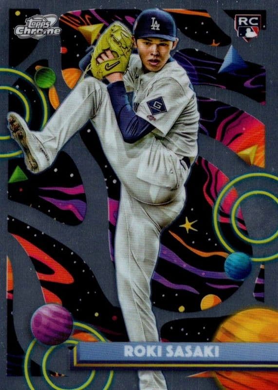 Roki Sasaki 2025 topps Topps Chrome Cosmic
