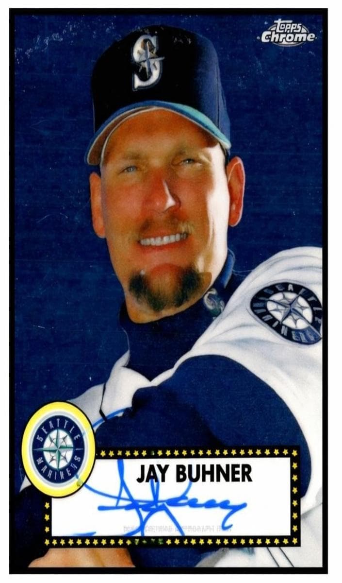 Jay Buhner 2021 topps Topps Chrome Platinum Anniversary