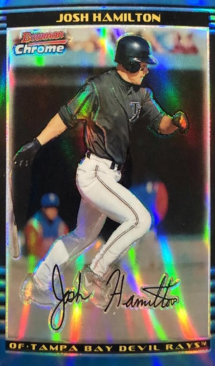 Josh Hamilton 2002 bowman Bowman Chrome