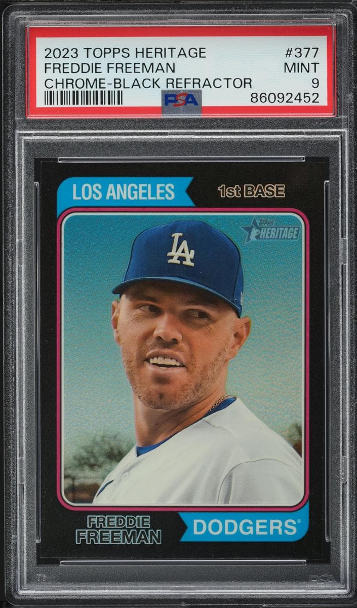 Freddie Freeman 2023 topps Topps Heritage