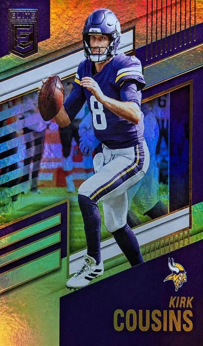Kirk Cousins 2022 panini Donruss Elite