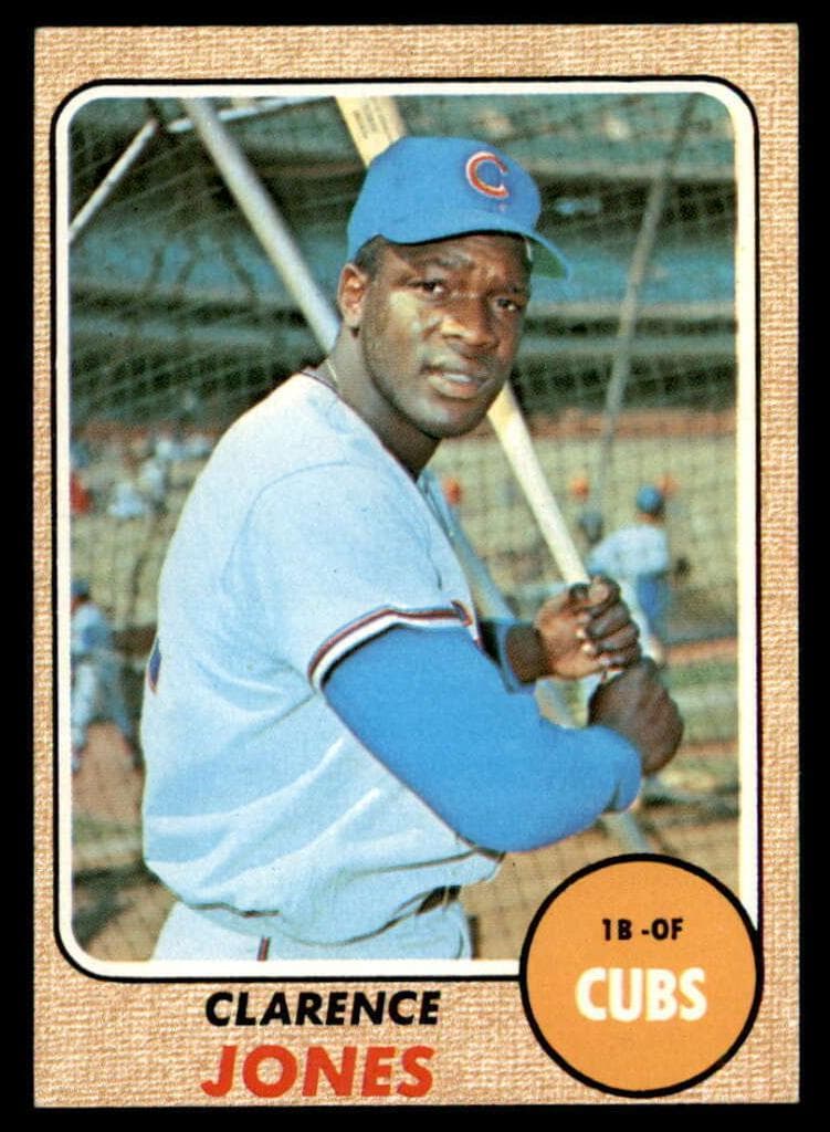 Clarence Jones 1968 topps Topps