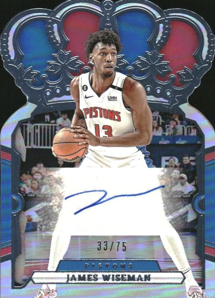 James Wiseman 2023 panini Panini Crown Royale