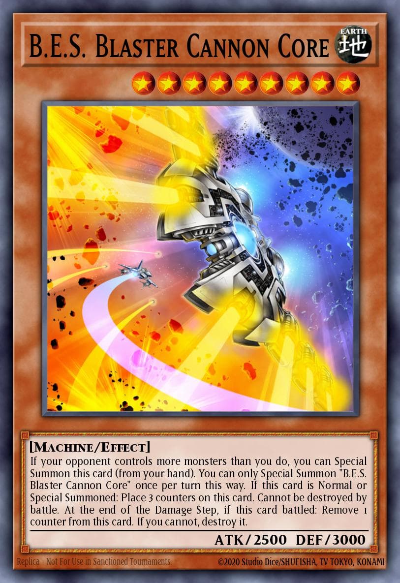 B.E.S. Blaster Cannon Core 2019 Yu-Gi-Oh! Rising Rampage