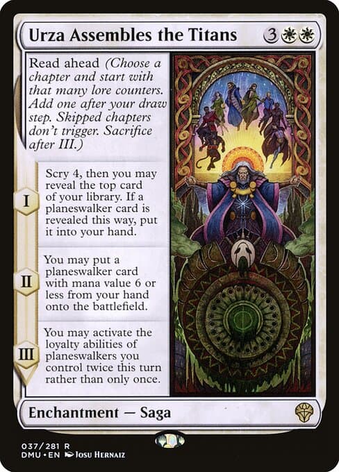 Urza Assembles the Titans 2022 Magic: The Gathering Dominaria United