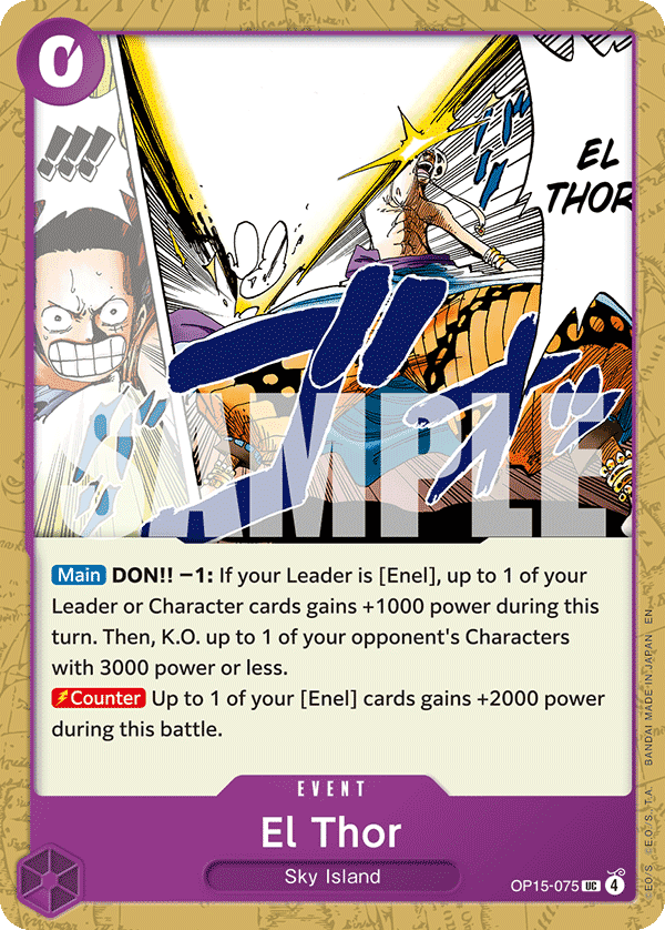 El Thor 2026 One Piece Adventure on Kami's Island