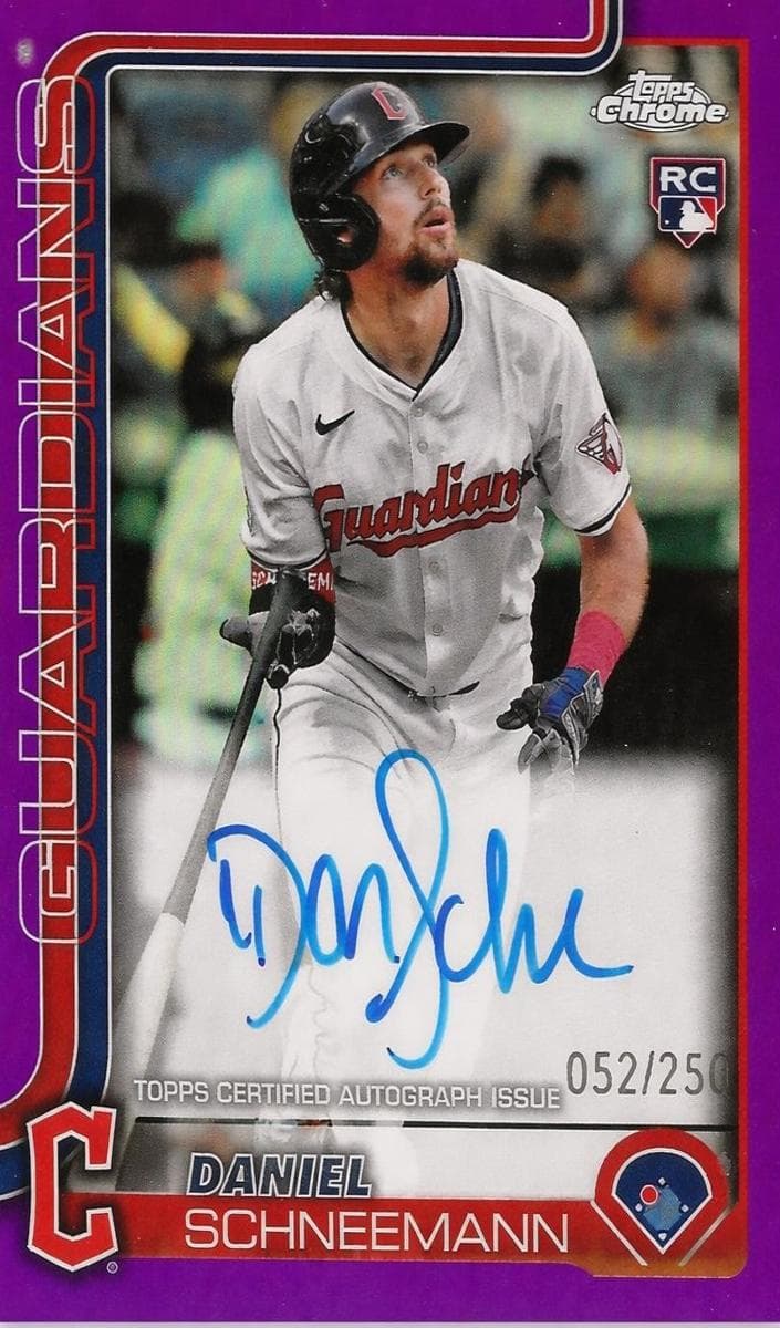 Daniel Schneemann 2025 topps Topps Chrome Update