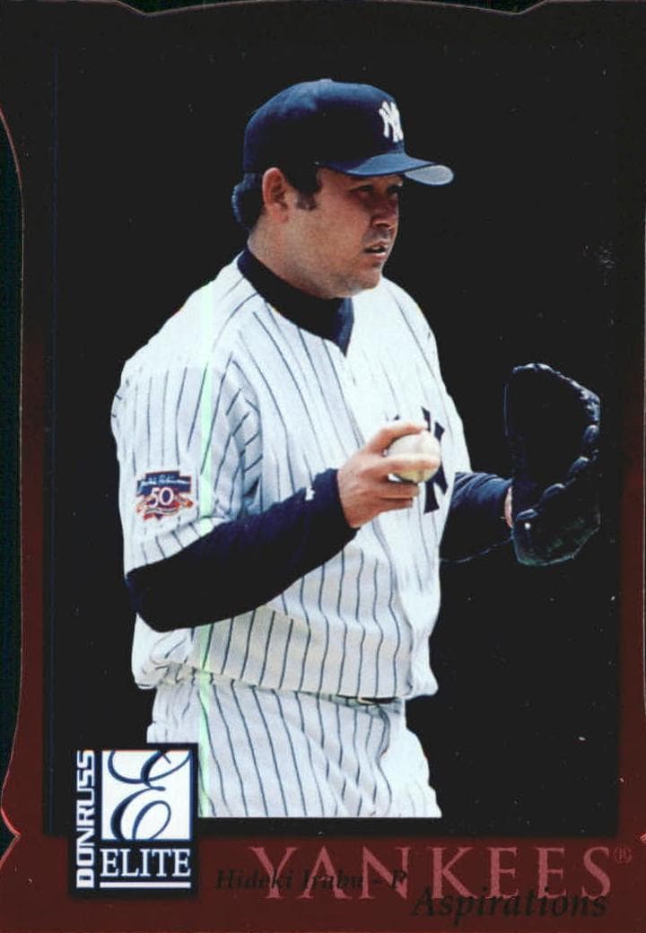 Hideki Irabu 1998 panini Donruss Elite
