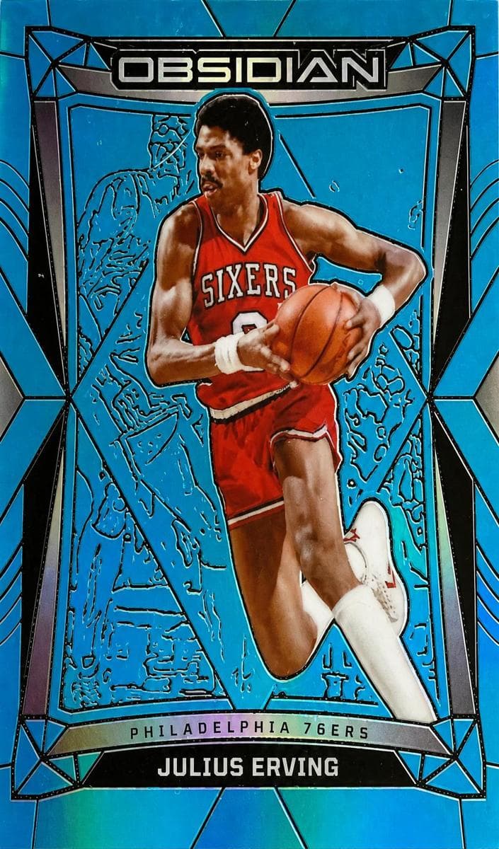 Julius Erving 2023 panini Panini Obsidian