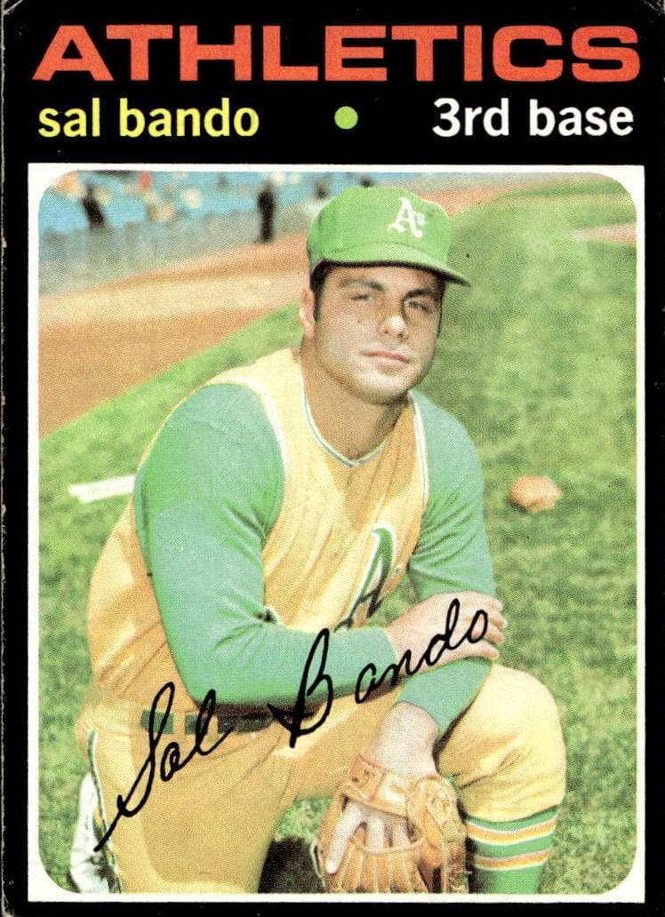 Sal Bando 1971 topps Topps