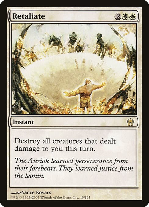 Retaliate 2004 Magic: The Gathering Fifth Dawn Foil