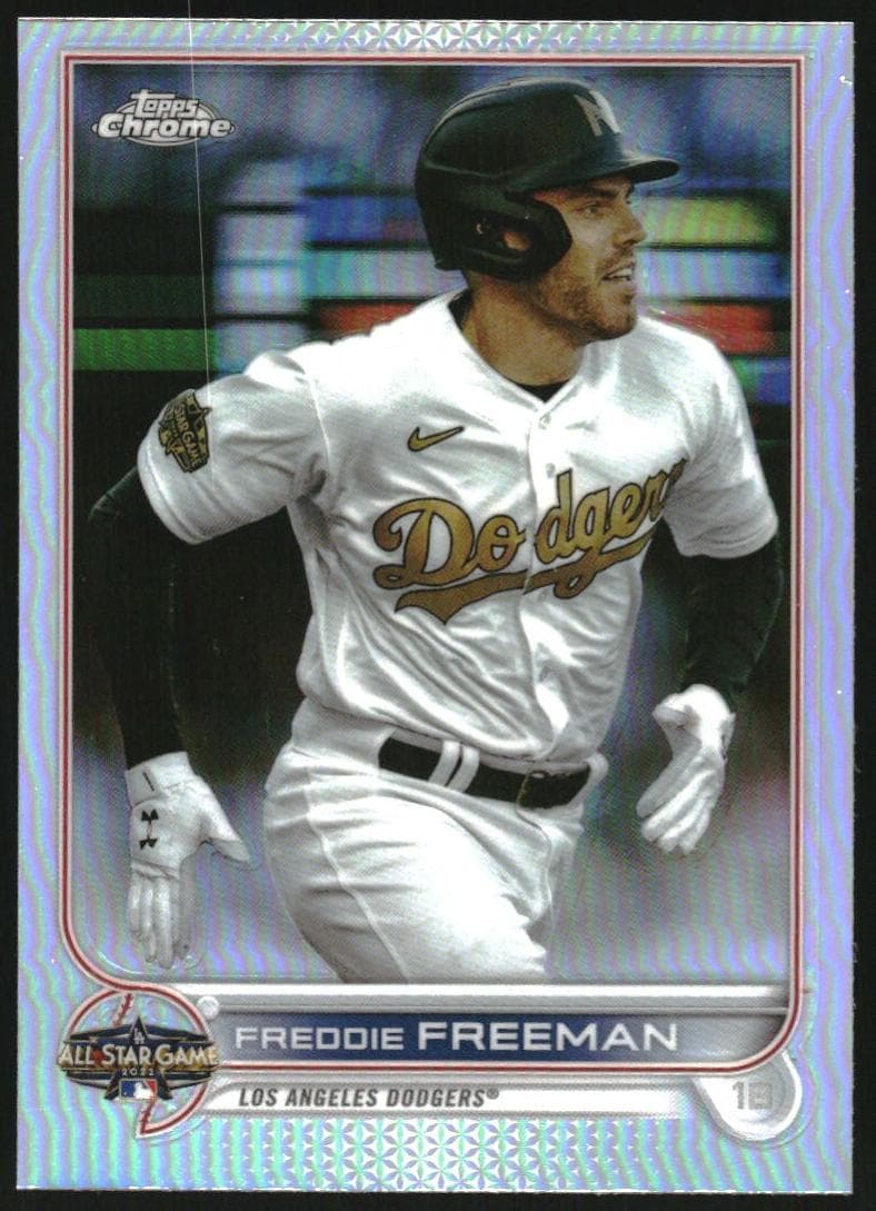 Freddie Freeman 2022 topps Topps Chrome Update