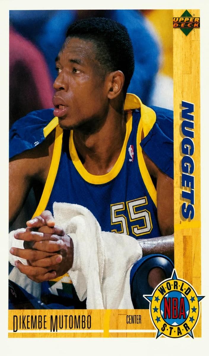 Dikembe Mutombo 1991 upper-deck International