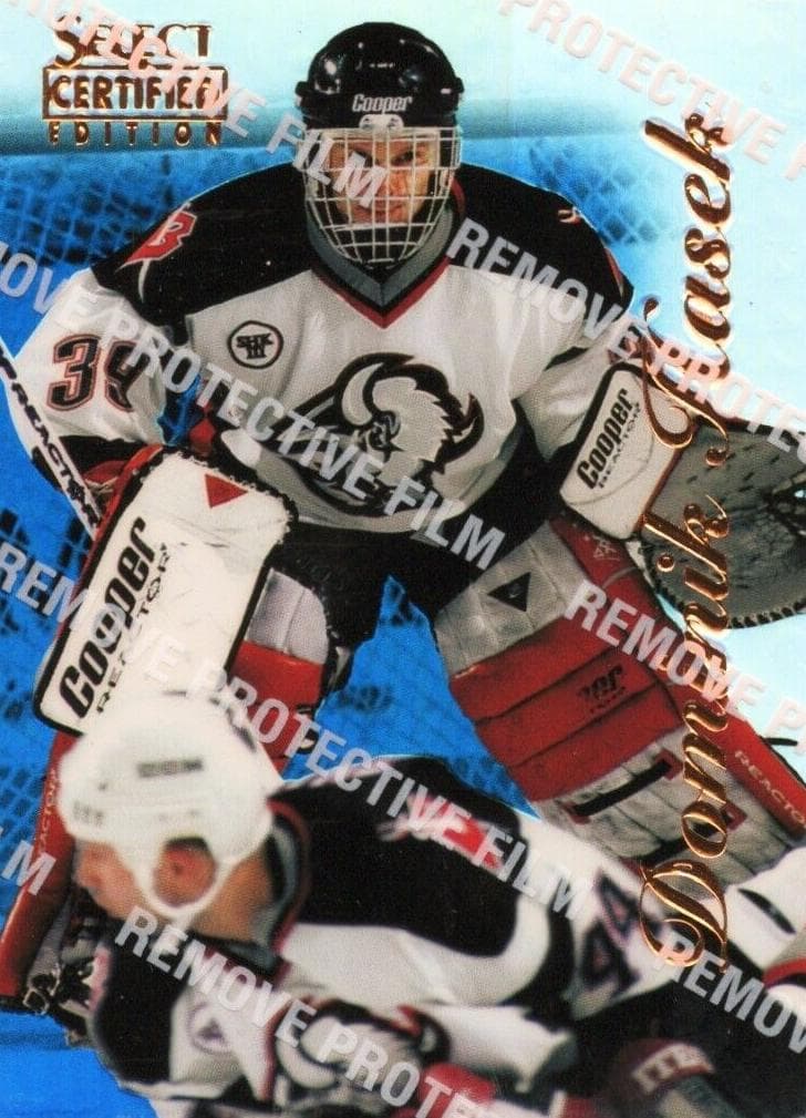 Dominik Hasek 1996 panini Select Certified
