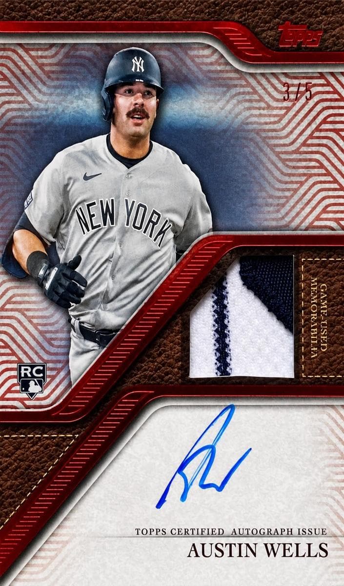 Austin Wells 2024 topps Topps Update
