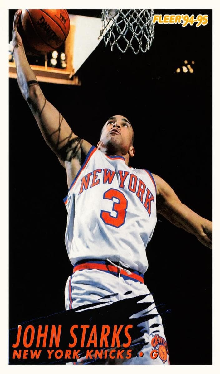 John Starks 1994 fleer Fleer