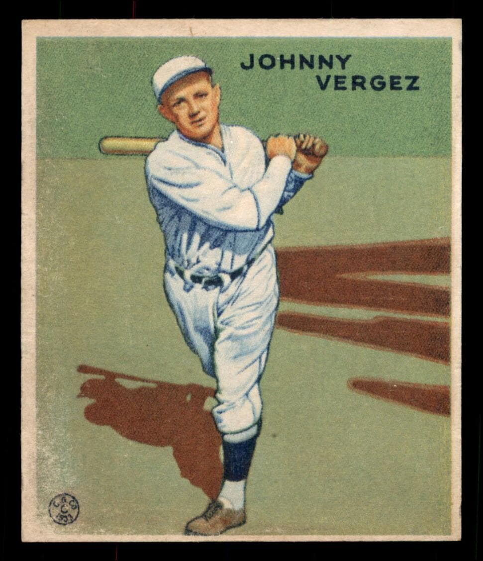 Johnny Vergez 1933 unknown Goudey
