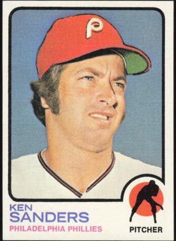 Ken Sanders 1973 topps Topps