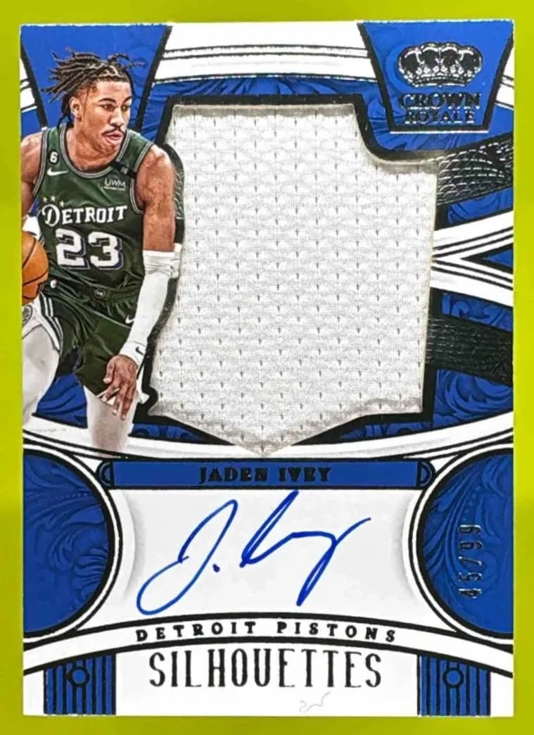 Jaden Ivey 2023 panini Panini Crown Royale