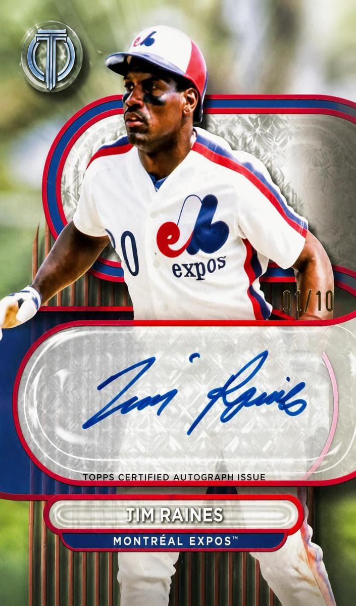 Tim Raines 2024 topps Topps Tribute