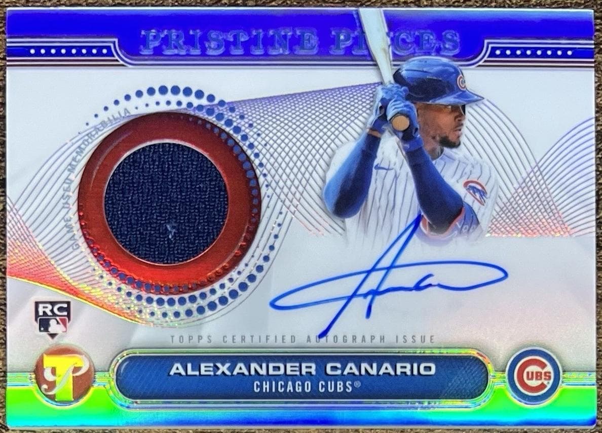 Alexander Canario 2024 topps Topps Pristine