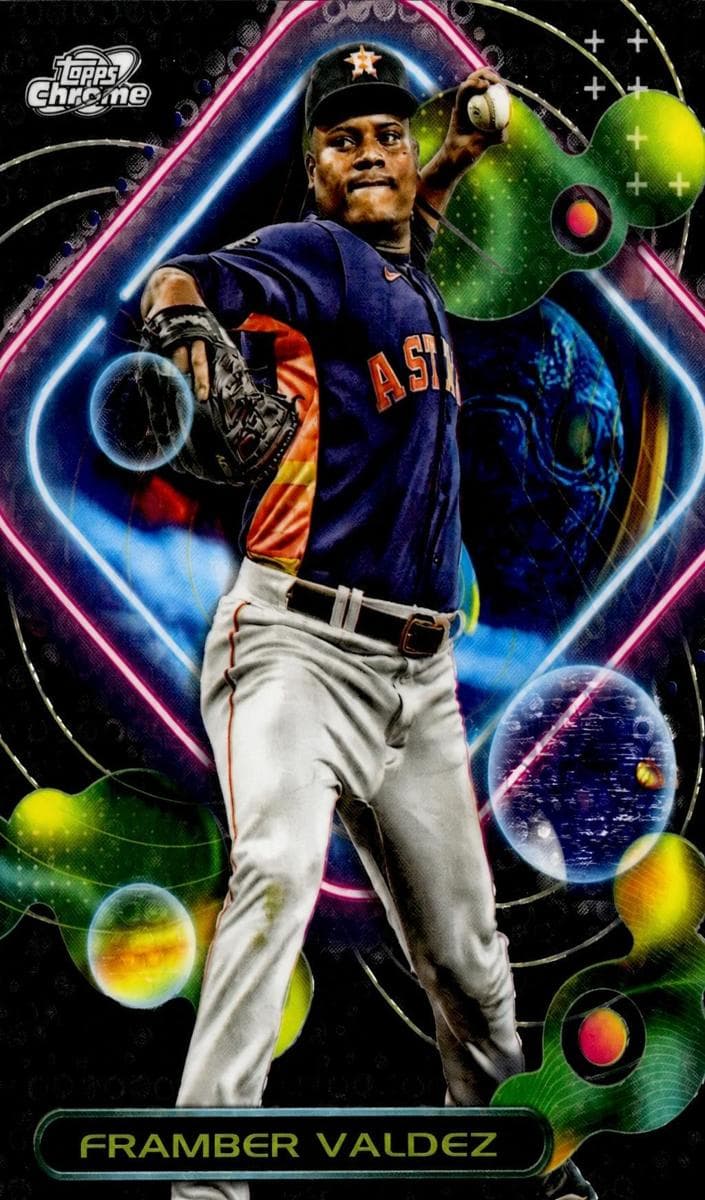 Framber Valdez 2023 topps Topps Cosmic Chrome