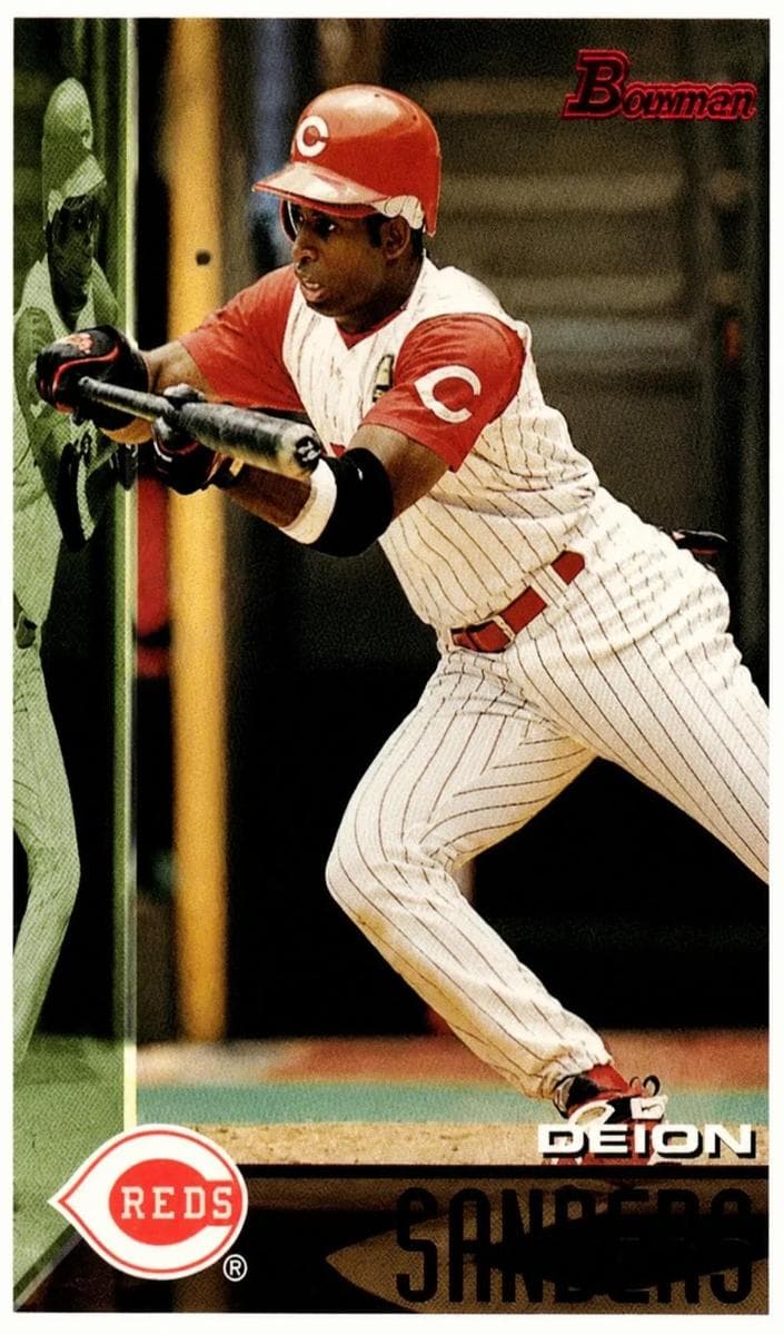Deion Sanders 1995 bowman Bowman